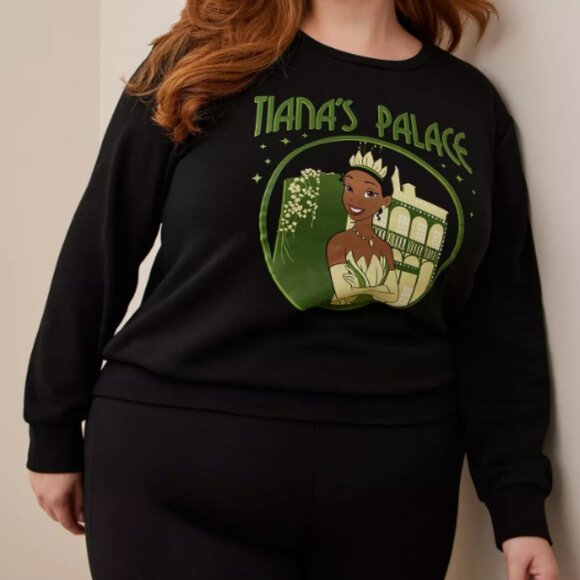 torrid Sweaters - Torrid Disney Princess and The Frog Tiana's Place Sweatshirt